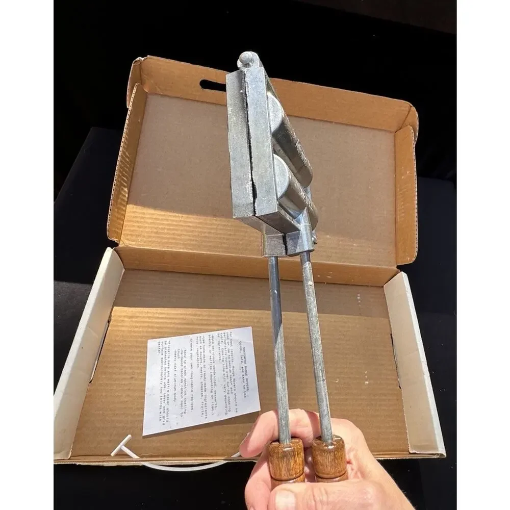 Vintage CONTEMPRA STOVE TOP SANDWICH ROLL UP Maker In Original Box